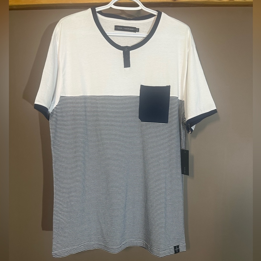 Tavik short sleeve striped pocket T
